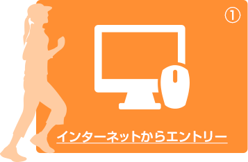 インターネットからエントリー